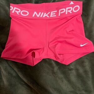 Nike Women's Pink Pro Shorts